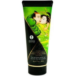 CREMA PARA MASAJE COMESTIBLE VEGANA TE VERDE