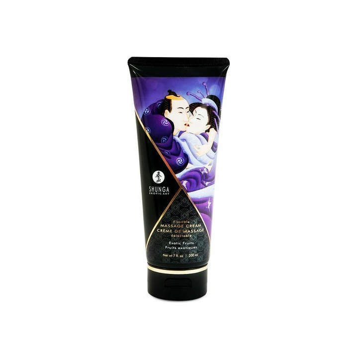SHUNGA KISSABLE MASSAGE CREAM EXOTIC FRUITS 200ML.