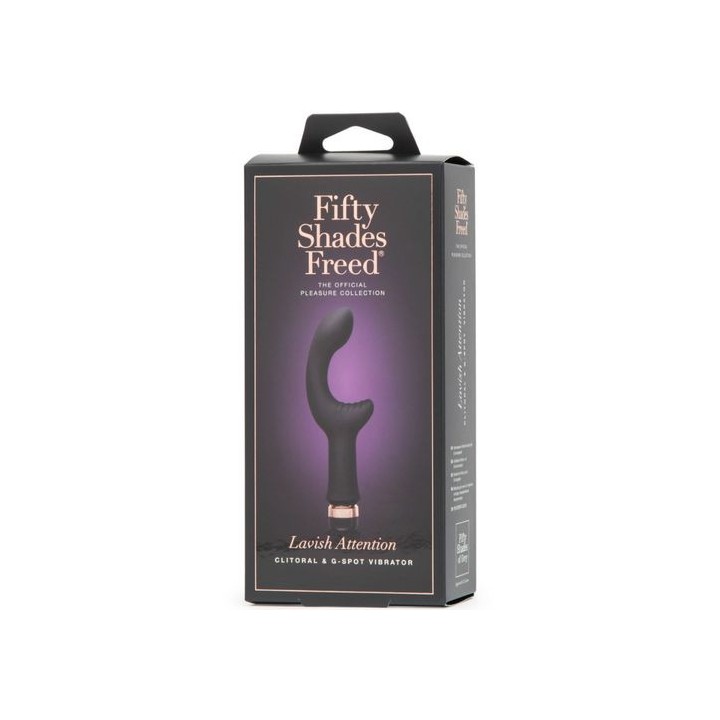 FIFTY SHADES LAVISH G-SPOT VIBRADOR MASAJEADOR USB SILICONA