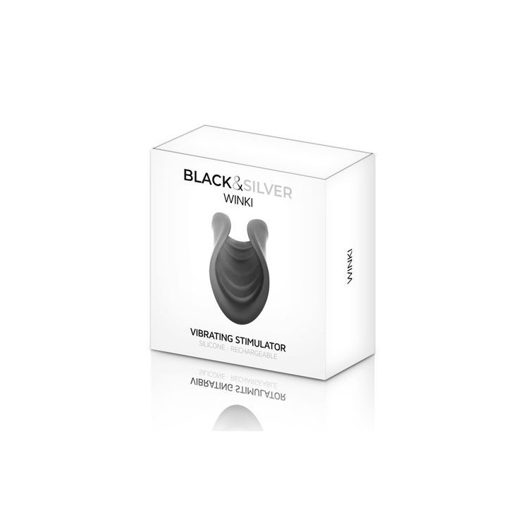 BLACK&SILVER WINKI MASTURBADOR RECARGABLE USB