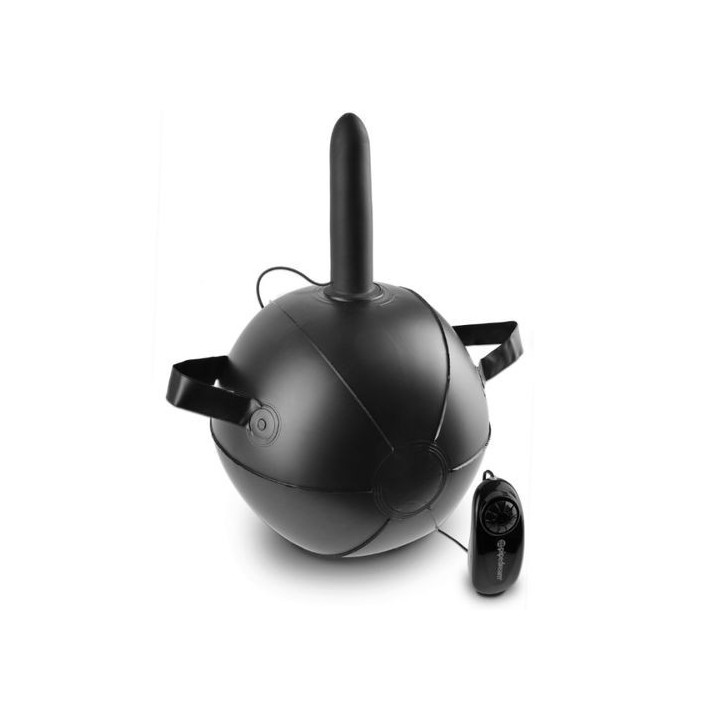 KING COCK VIBRATING MINI SEX BALL-BOLA CON DILDO