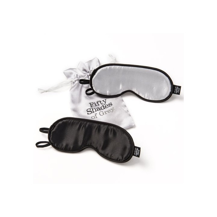 FIFTY SHADES SOFT BLINDFOLD TWIN PACK MASCARA ANTIFAZ