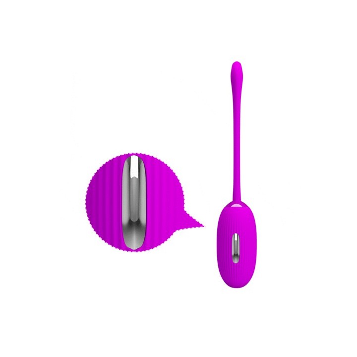 HUEVO VIBRADOR CON ELECTROSHOCK MANDO A DISTANCIA RECARGABLE