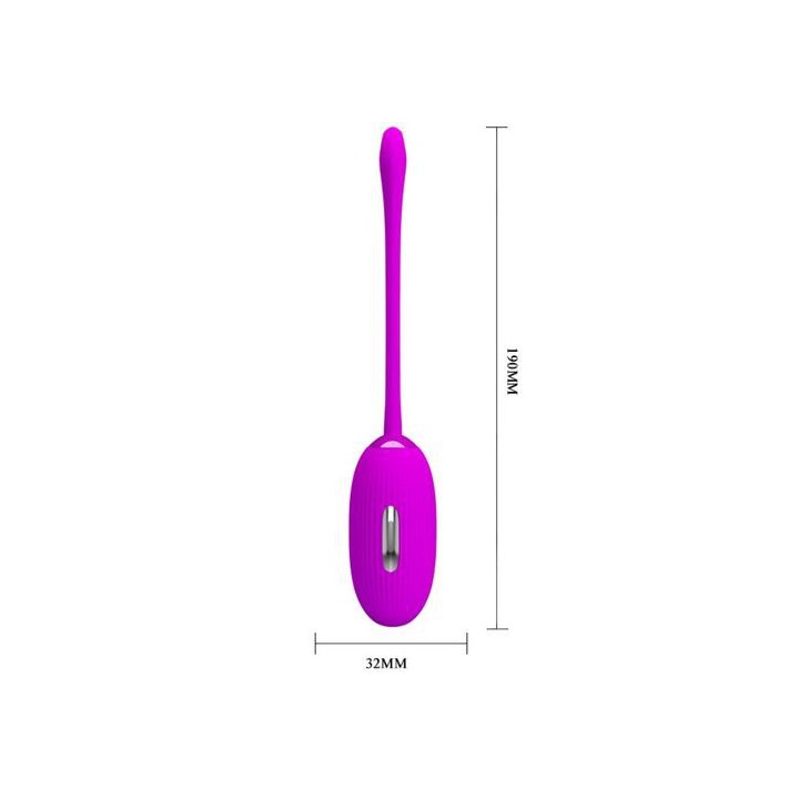 HUEVO VIBRADOR CON ELECTROSHOCK MANDO A DISTANCIA RECARGABLE