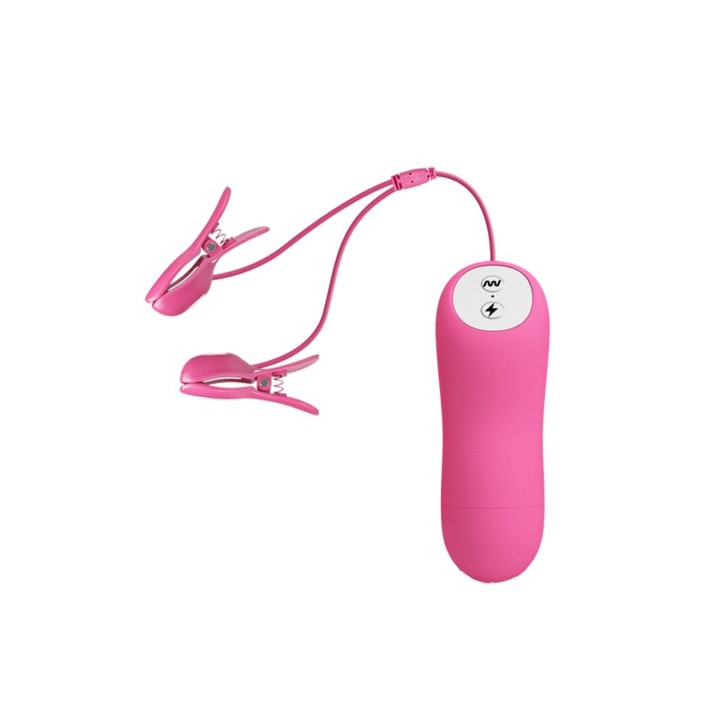 ROMANTIC WAVE ELECTRIC ESTIMULATION NIPPLE CLAMPS PINZAS