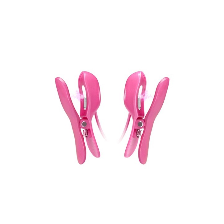 ROMANTIC WAVE ELECTRIC ESTIMULATION NIPPLE CLAMPS PINZAS