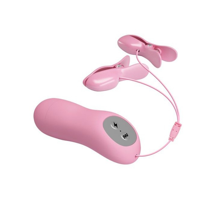 ROMANTIC WAVE PINZAS CON VIBRACIÓN Y ELECTROSHOCK agotado temporalmente