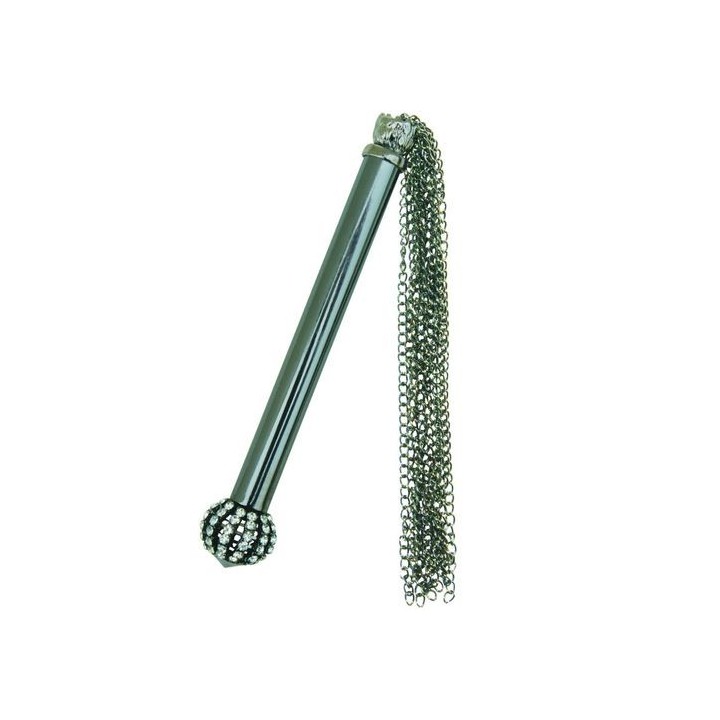 MIDNIGHT JEWELED CHAIN TICKLER - LÁTIGO METAL