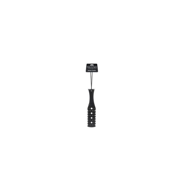 FETISH FANTASY BLACK RUBBER PADDLE - PALETA GOMA