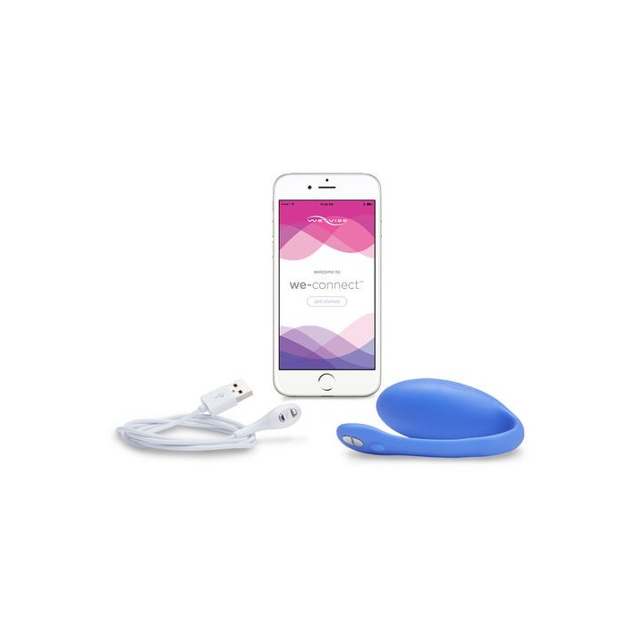 WE VIBE JIVE APP BLUE VIBRATING EGG