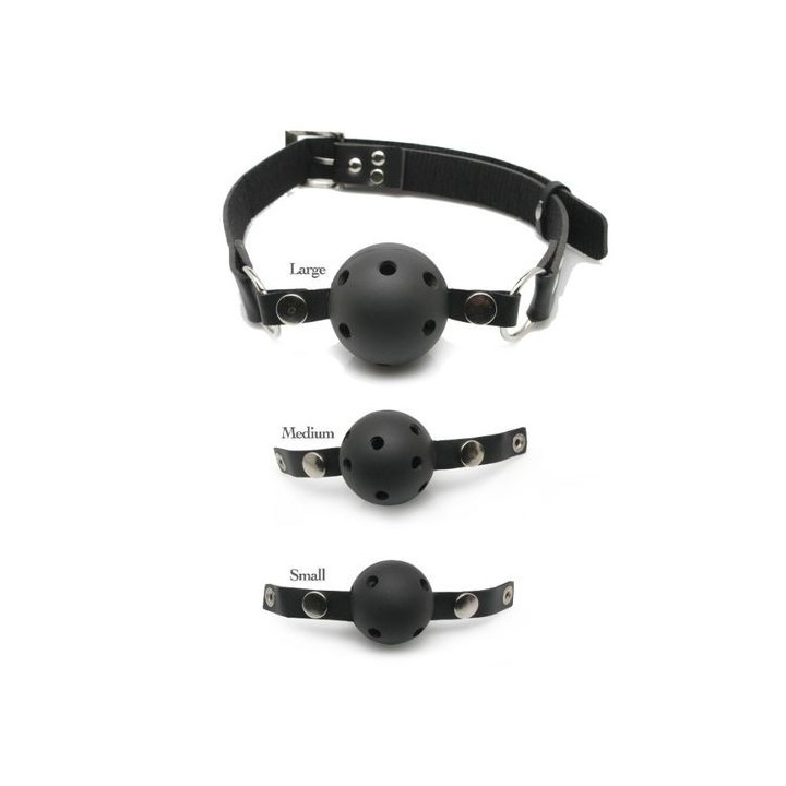 FETISH BALL GAG TRAINING SYSTEM-SET MORDAZAS