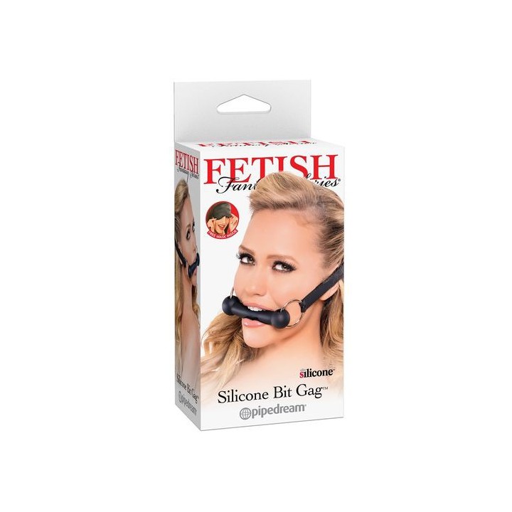 FETISH SILICONE BIT GAG - MORDAZA SILICONA
