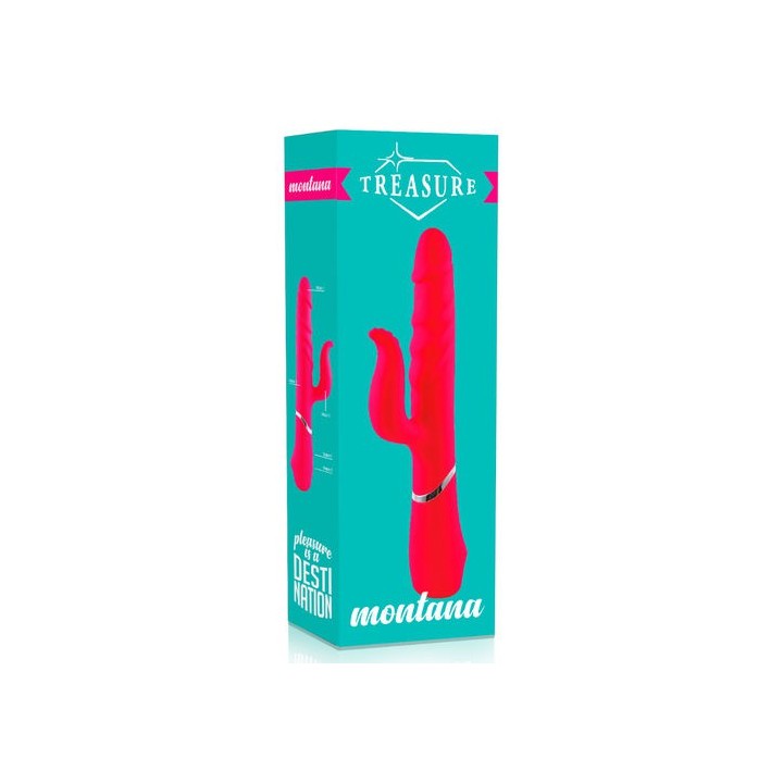 TREASURE MONTANA VIBRADOR ROTADOR USB SILICONA