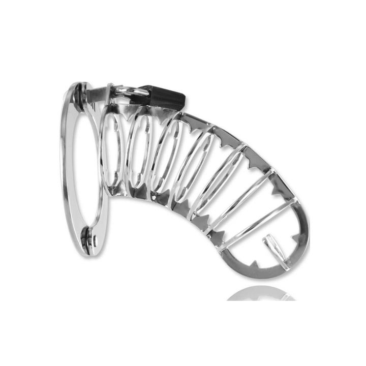 METALHARD SPIKED CHASTITY CAGE- JAULA CASTIDAD 14CM.