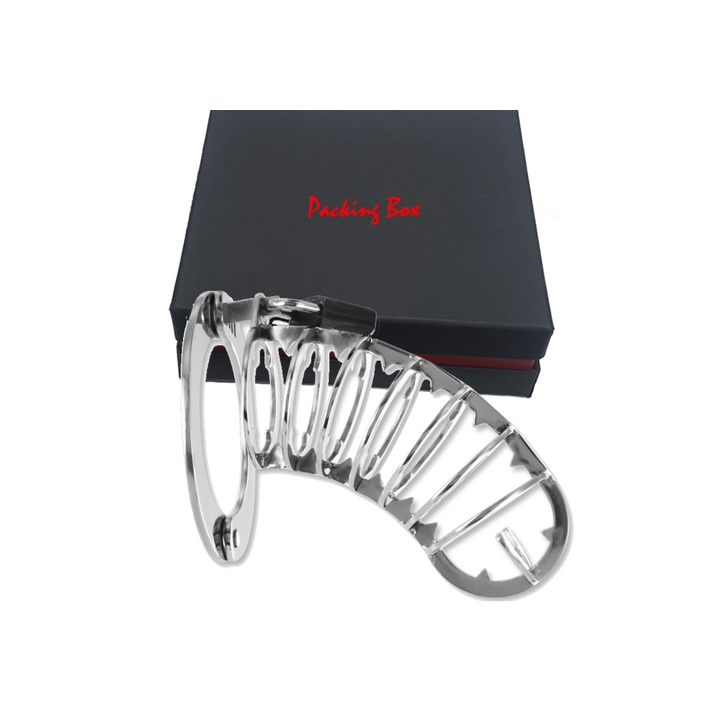 METALHARD SPIKED CHASTITY CAGE- JAULA CASTIDAD 14CM.