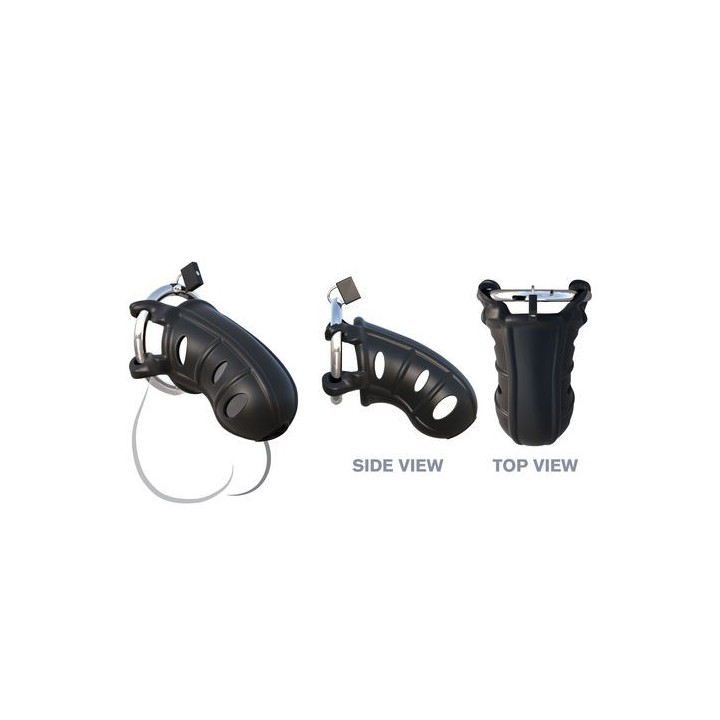 C-RINGZ HARDCORE SILICONE COCK BLOCKER - JAULA