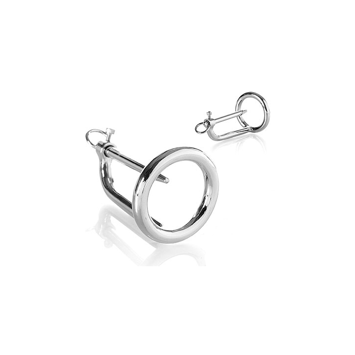 METALHARD PENIS PLUG CHASTITY- ANILLO GLANDE CON PLUG