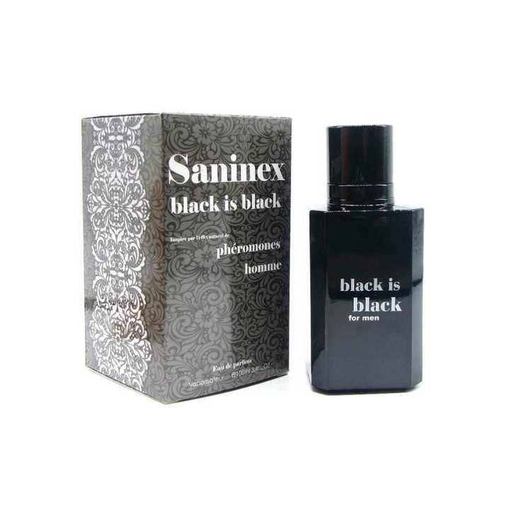 SANINEX - BLACK IS BLACK CON FEROMONAS PARA HOMBRE