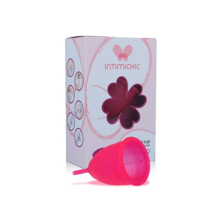 INTIMICHIC MENSTRUAL CUP-COPA MENSTRUAL SILICONA MÉDICA SIZE L