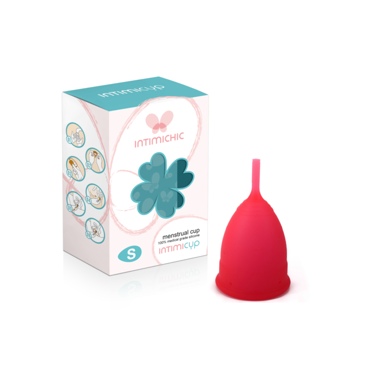 INTIMICHIC MENSTRUAL CUP-COPA VAGINAL SILICONA MÉDICA SIZE S