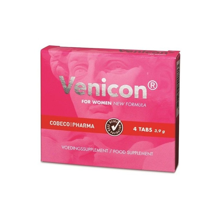 VENICON FOR WOMEN SUPLEMENTO ALIMENTICIO LIBIDO MUJER 4 CAP.