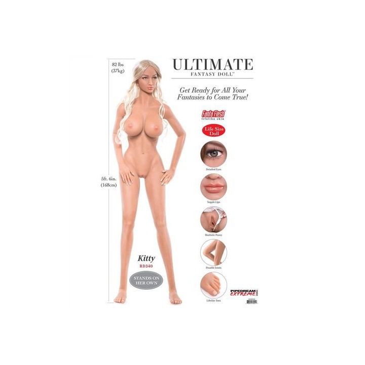 MUÑECA MASTURBADOR REALISTA 1.63CM. FANTASY DOLL