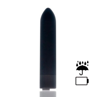 BLACK & SILVER VIBRATING BULLET KERNEX