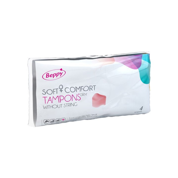 SOFT TAMPONS DRY TAMPONES SIN HILO 4UDS.