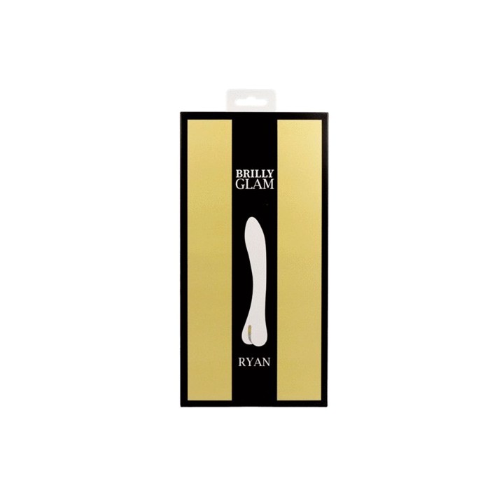 BRILLY GLAM RYAN VIBRADOR NEGRO SILICONA USB