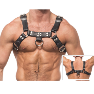 ARNÉS PARA CHICO BDSM LEATHER BODY CHAIN HARNESS