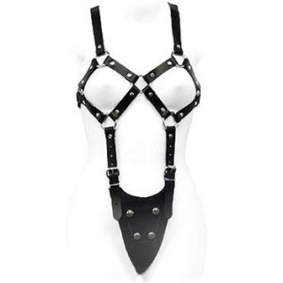 LEATHER BODY BDSM EXPOSED WOMAN