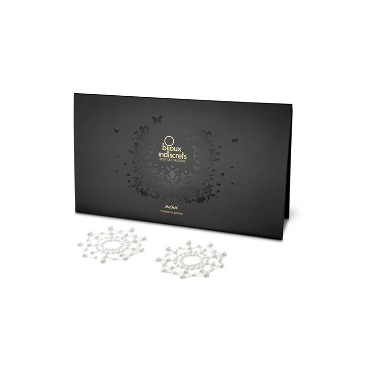 BIJOUX INDISCRETS MIMI PEARL PEZONERAS CUBRE PEZONES DORADO