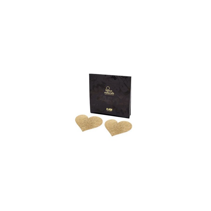BIJOUX FLASH HEART GOLD PEZONERAS DORADO