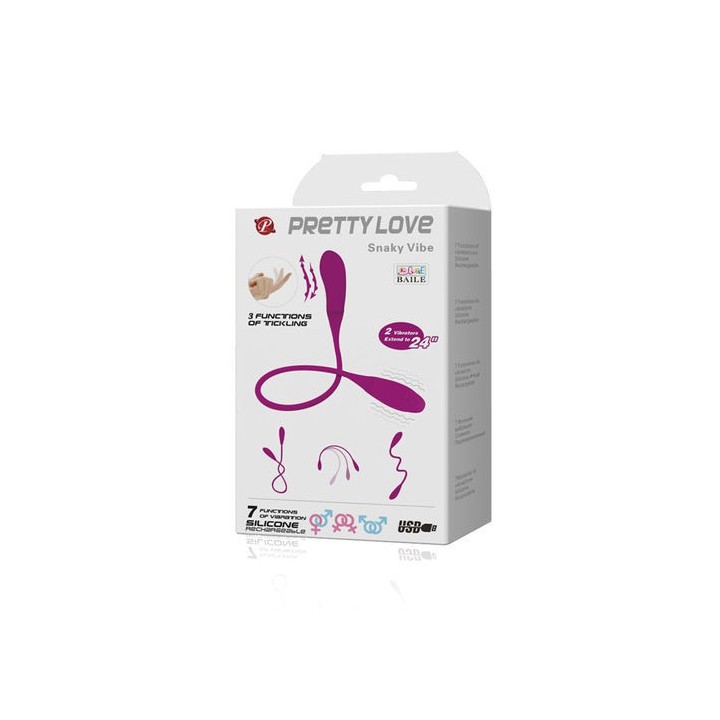 PRETTY LOVE SMART SNAKY VIBE VIBRADOR DOBLE