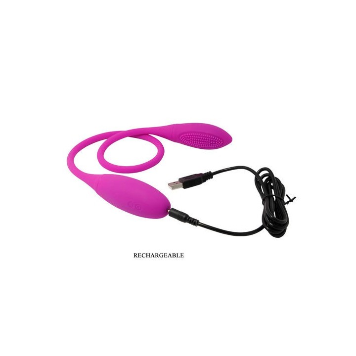 DELUXE PRETTY LOVE SNAKY VIBE VIBRADOR DOBLE agotado temporalmente