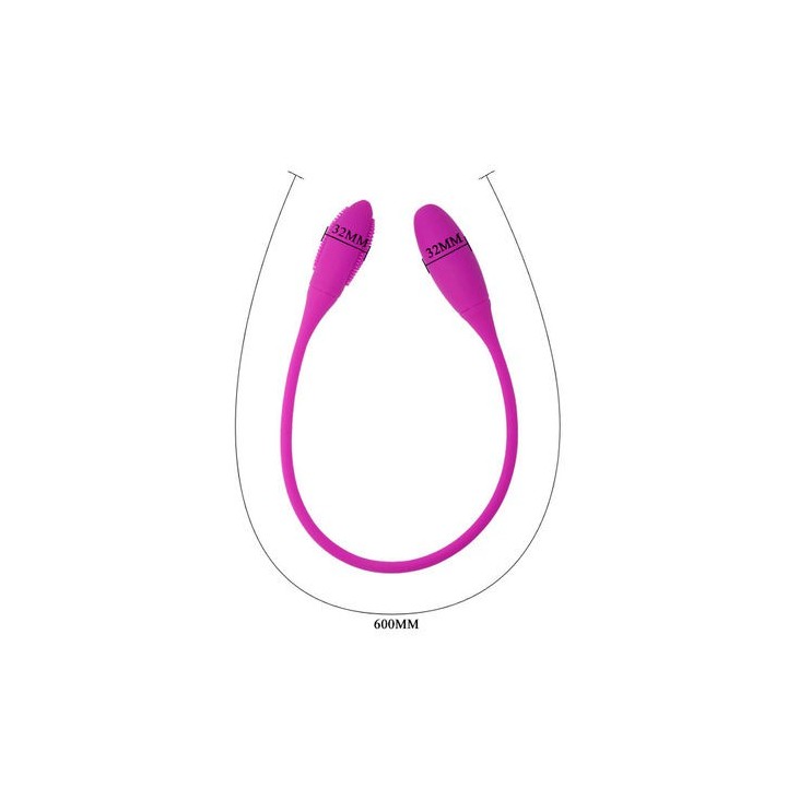 DELUXE PRETTY LOVE SNAKY VIBE VIBRADOR DOBLE agotado temporalmente