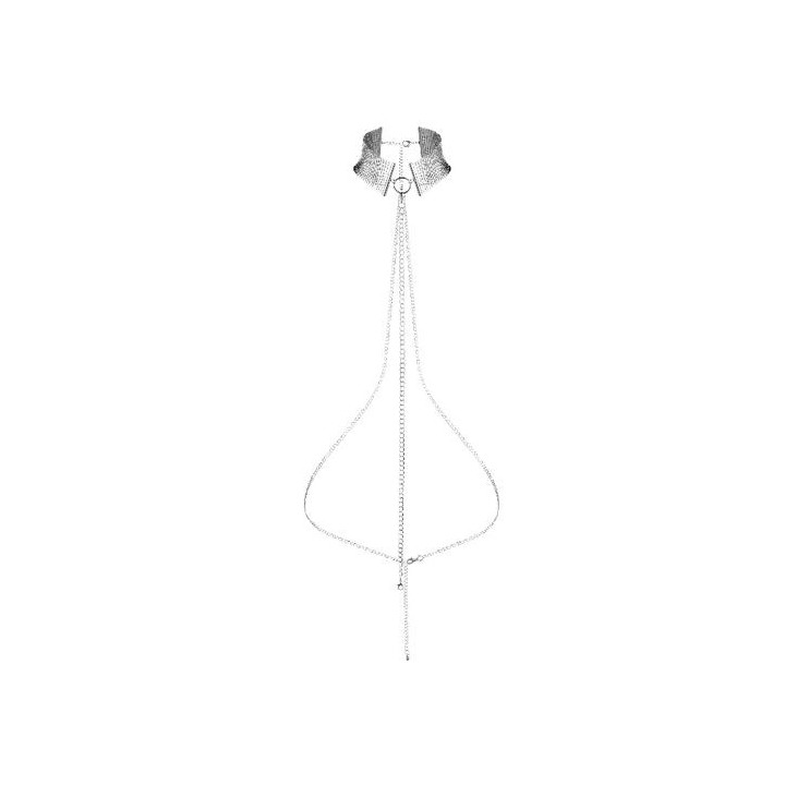 BIJOUX MESH SILVER COLLAR PLATEADO