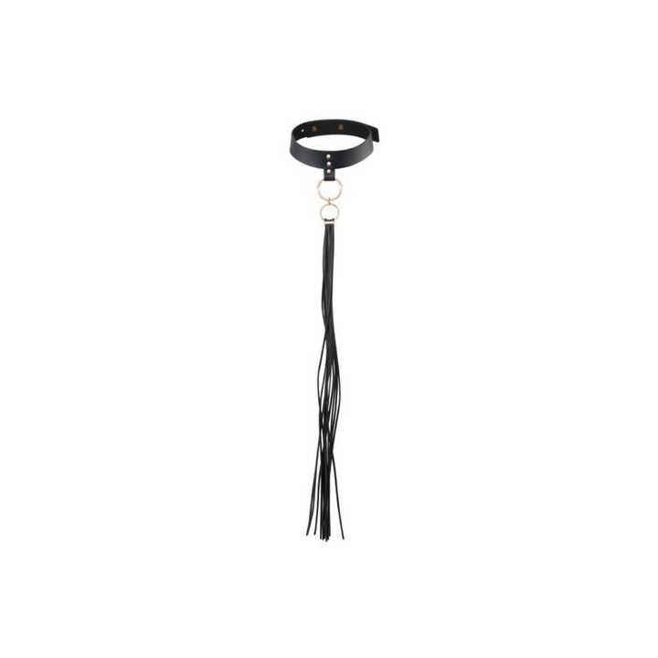 BIJOUX TASSEL CHOKER BLACK COLLAR DE FLECOS