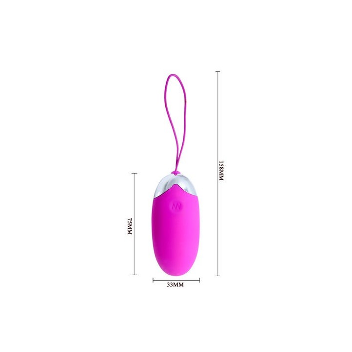 HUEVO VIBRADOR MASAJEADOR CON MANDO APP SILICONA RECARGABLE