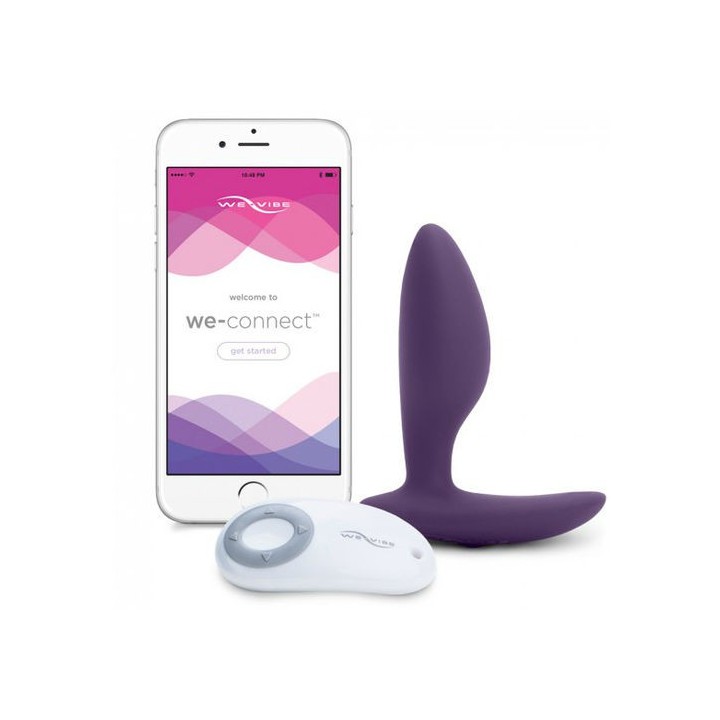 PLUG ANAL VIBRADOR SILICONA CON APP RECARGABLE USB