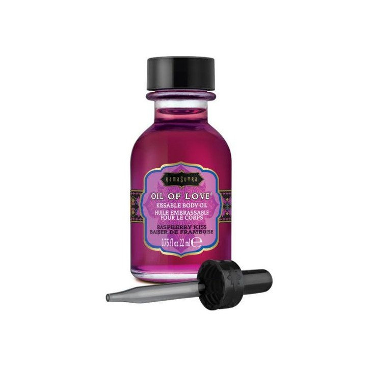 KAMASUTRA OIL OF LOVE KISSABLE ACEITE ESPECIAL FRAMBUESA