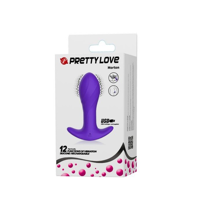 PRETTY LOVE ANAL PLUG MASSAGER (Agotado temporalmente)