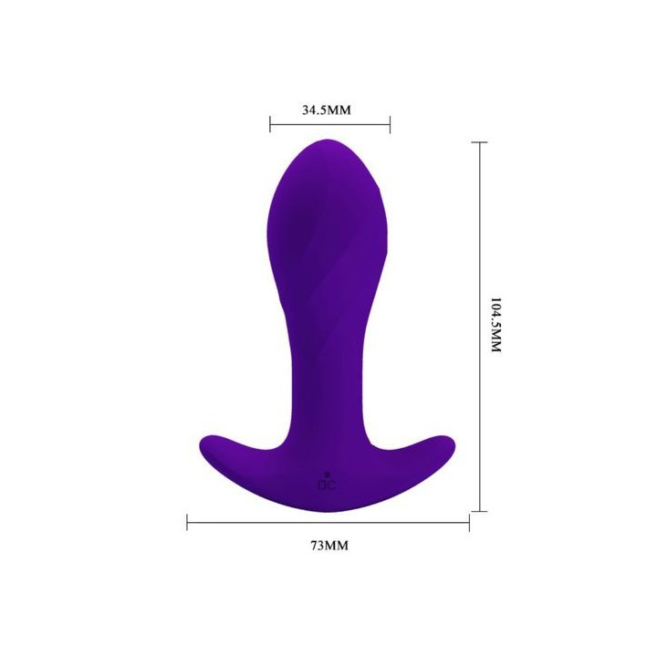 PRETTY LOVE ANAL PLUG MASSAGER (Agotado temporalmente)