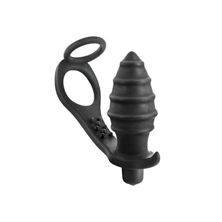 BLUE JUNKER COCKRING ANAL PLUG VIBE
