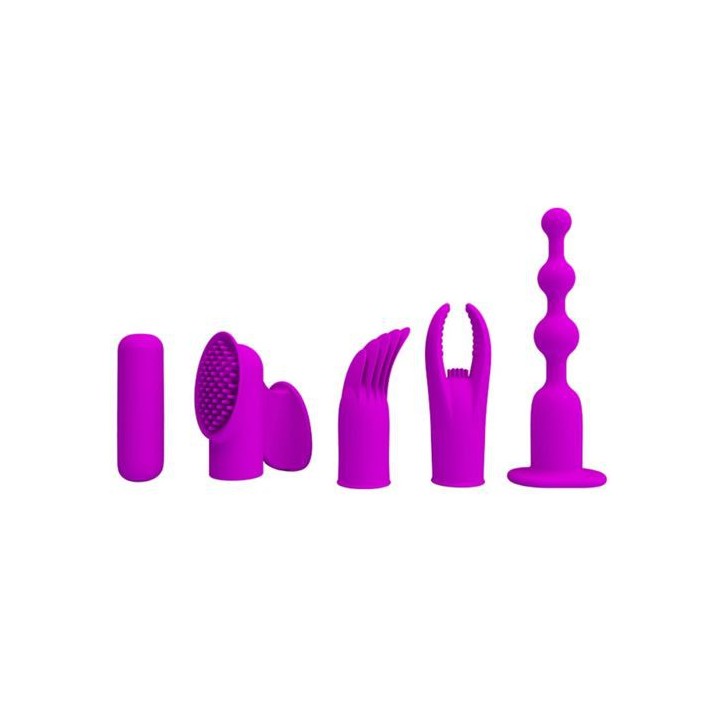 PRETTY LOVE 4 IN 1 KIT MASAJEADOR VIBRADOR USB