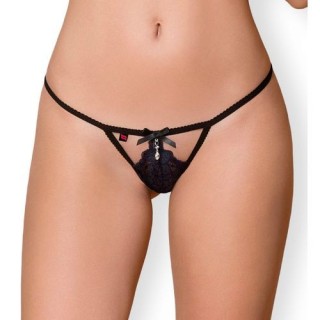 OBSESSIVE THONG BLACK - TANGA L/XL