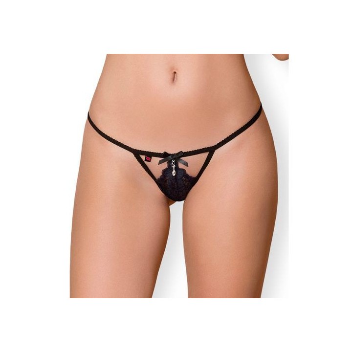 OBSESSIVE THONG BLACK - TANGA L/XL
