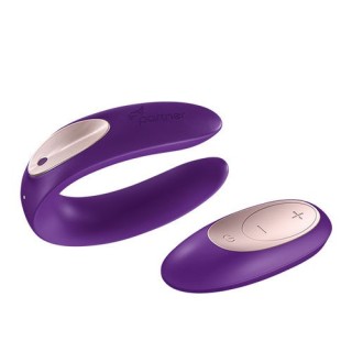 MASAJEADOR VIBRADOR PARA DOS CON MANDO A DISTANCIA RECARGABLE USB