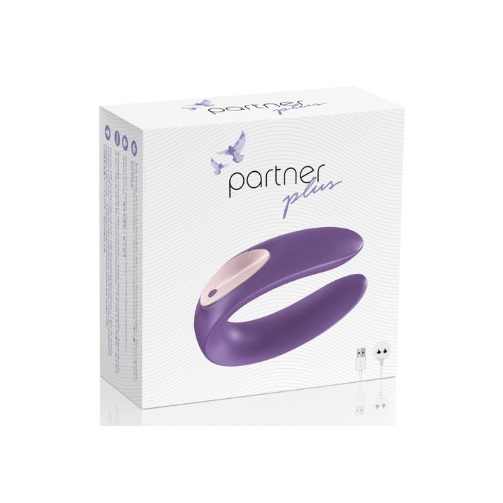 PARTNER PLUS VIBRATOR STIMULATING FOR COUPLE USB MASAJEADOR PARA DOS