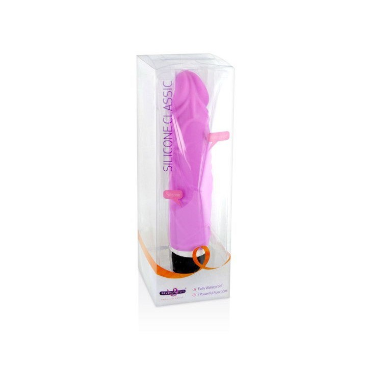 CLASSIC SILICONE PINK VIBRADOR ROSA